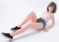 Ragazza giapponese scarna del sesso seno adulto 150cm bianco delle bambole del piccolo